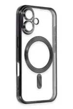 Uray store Apple iPhone 16 Plus Kılıf Kross Magneticsafe Kapak - Siyah - Görsel 2