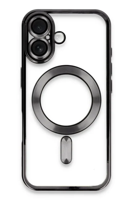 Uray store Apple iPhone 16 Plus Kılıf Kross Magneticsafe Kapak - Siyah