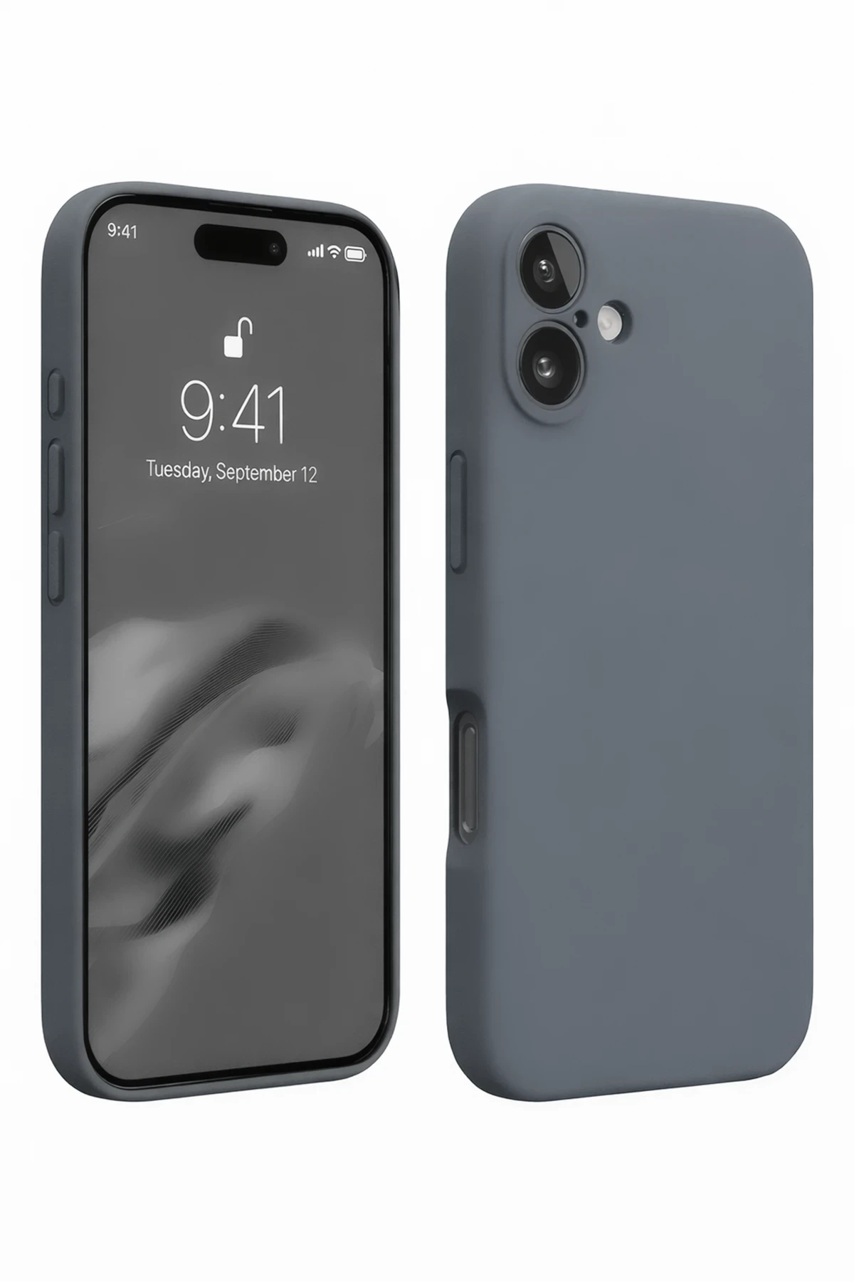 newface-iphone-16-plus-kilif-nano-ici-kadife-silikon-gri-default Uray store Apple iPhone 16 Plus Kılıf Nano içi Kadife Silikon - Gri - Görsel 1