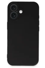 Uray store Apple iPhone 16 Plus Kılıf Nano içi Kadife Silikon - Siyah - Görsel 4