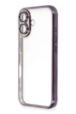 Uray store Apple iPhone 16 Plus Kılıf Razer Lensli Silikon - Mor - Görsel 2