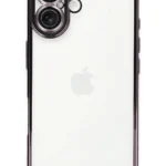 Uray store Apple iPhone 16 Plus Kılıf Razer Lensli Silikon - Mor