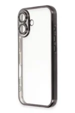 Uray store Apple iPhone 16 Plus Kılıf Razer Lensli Silikon - Siyah - Görsel 2