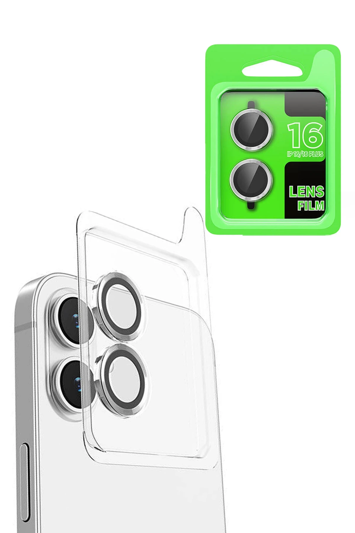 newface-iphone-16-plus-raze-metal-kamera-lens-beyaz-default Uray store Apple iPhone 16 Plus Raze Metal Kamera Lens - Beyaz - Görsel 1