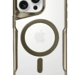 Uray store Apple iPhone 16 Pro Kılıf Boyi Magsafe Silikon Kapak - Desert