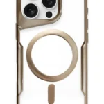 Uray store Apple iPhone 16 Pro Kılıf Boyi Magsafe Silikon Kapak - Kahverengi