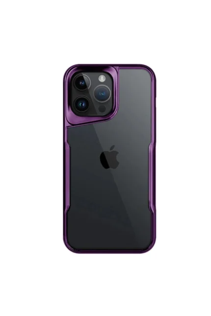 Uray store Apple iPhone 16 Pro Kılıf Boyi Silikon Kapak - Derin Mor