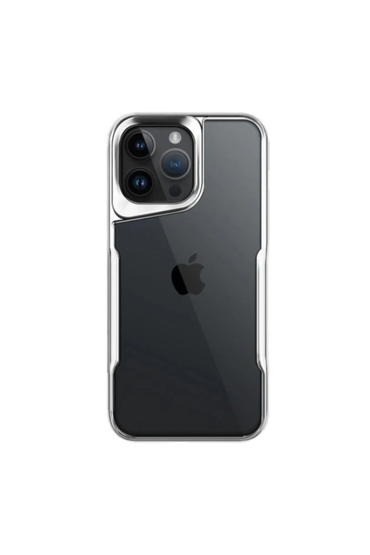 newface-iphone-16-pro-kilif-boyi-silikon-kapak-gumus-default Uray store Apple iPhone 16 Pro Kılıf Boyi Silikon Kapak - Gümüş - Görsel 1