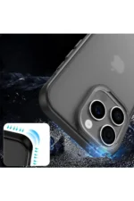Uray store Apple iPhone 16 Pro Kılıf Elegant Kapak - Siyah - Görsel 3