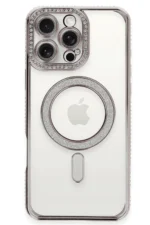 Uray store Apple iPhone 16 Pro Kılıf Joke Simli Magneticsafe Kılıf - Pembe - Görsel 2