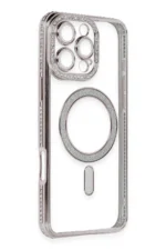 Uray store Apple iPhone 16 Pro Kılıf Joke Simli Magneticsafe Kılıf - Pembe - Görsel 3
