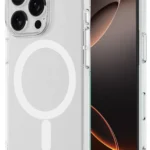 Uray store Apple iPhone 16 Pro Kılıf Magneticsafe Şeffaf Silikon - Şeffaf
