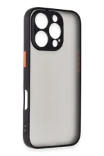 Uray store Apple iPhone 16 Pro Kılıf Montreal Silikon Kapak - Siyah - Görsel 2