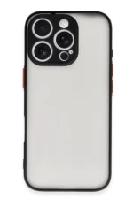 Uray store Apple iPhone 16 Pro Kılıf Montreal Silikon Kapak - Siyah