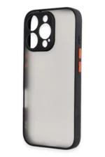 Uray store Apple iPhone 16 Pro Kılıf Montreal Silikon Kapak - Siyah - Görsel 3