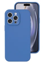 Uray store Apple iPhone 16 Pro Kılıf Nano içi Kadife Silikon - Mavi