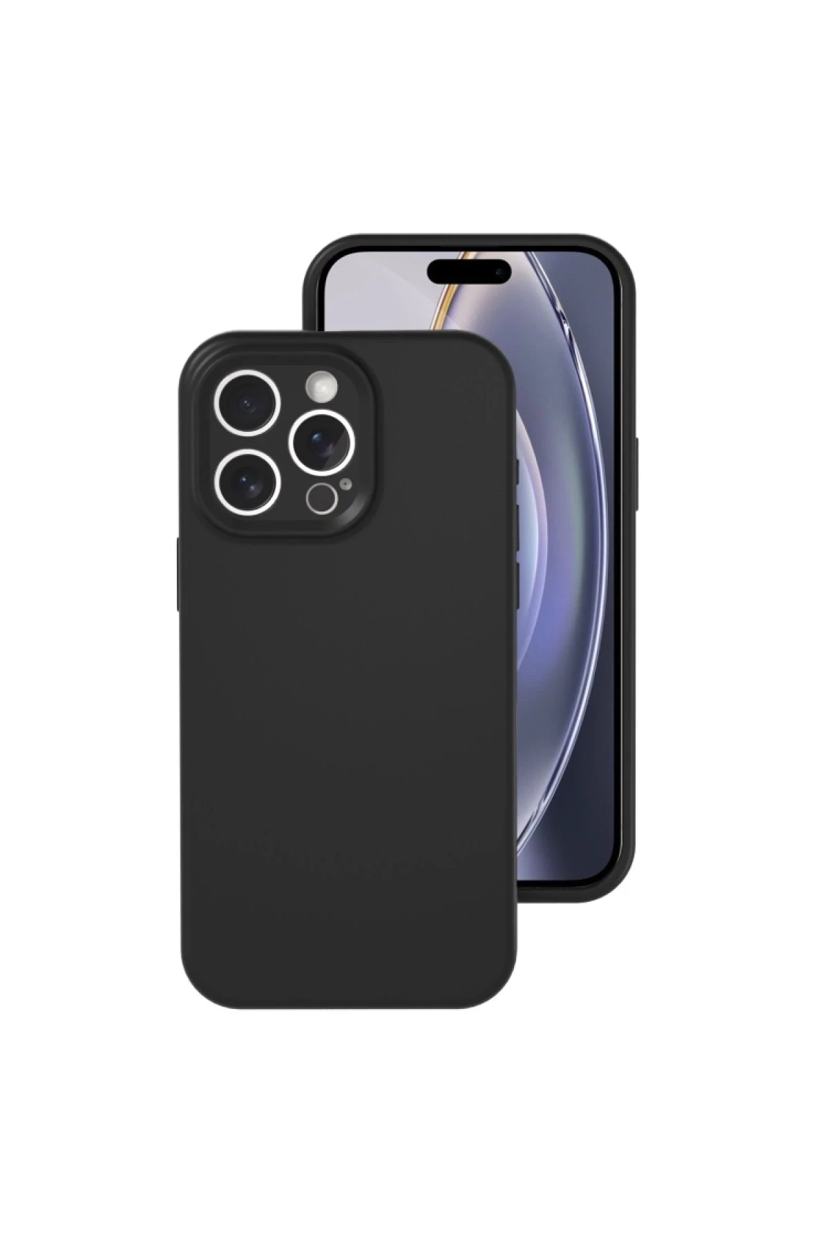 newface-iphone-16-pro-kilif-nano-ici-kadife-silikon-siyah-default Uray store Apple iPhone 16 Pro Kılıf Nano içi Kadife Silikon - Siyah - Görsel 1