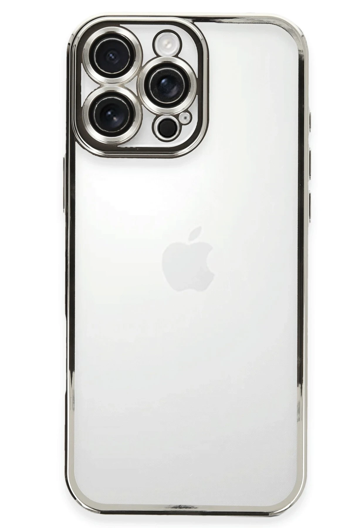 newface-iphone-16-pro-kilif-razer-lensli-silikon-gumus-default Uray store Apple iPhone 16 Pro Kılıf Razer Lensli Silikon - Gümüş - Görsel 1