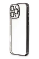 Uray store Apple iPhone 16 Pro Kılıf Razer Lensli Silikon - Siyah - Görsel 2
