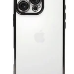 Uray store Apple iPhone 16 Pro Kılıf Razer Lensli Silikon - Siyah