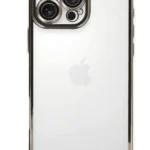Uray store Apple iPhone 16 Pro Kılıf Razer Lensli Silikon - Titanyum Gri