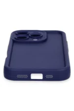 Uray store Apple iPhone 16 Pro Kılıf Viera Silikon - Lacivert - Görsel 3