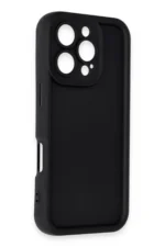 Uray store Apple iPhone 16 Pro Kılıf Viera Silikon - Siyah - Görsel 2