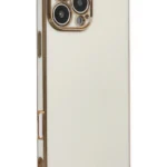Uray store Apple iPhone 16 Pro Kılıf Volet Silikon - Beyaz