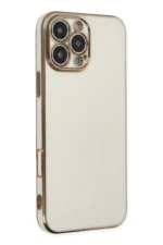 Uray store Apple iPhone 16 Pro Kılıf Volet Silikon - Beyaz