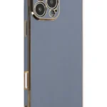 Uray store Apple iPhone 16 Pro Kılıf Volet Silikon - Mavi
