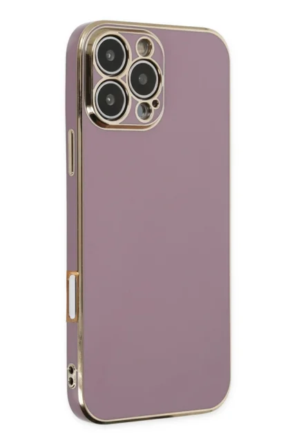 Uray store Apple iPhone 16 Pro Kılıf Volet Silikon - Mor