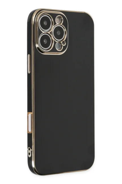 Uray store Apple iPhone 16 Pro Kılıf Volet Silikon - Siyah