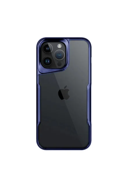 Uray store Apple iPhone 16 Pro Max Kılıf Boyi Silikon Kapak - Lacivert