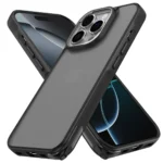 Uray store Apple iPhone 16 Pro Max Kılıf Elegant Kapak - Siyah