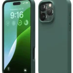 Uray store Apple iPhone 16 Pro Max Kılıf First Silikon - Koyu Yeşil