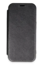 Uray store Apple iPhone 16 Pro Max Kılıf Flip Cover - Siyah - Görsel 2
