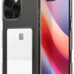 Uray store Apple iPhone 16 Pro Max Kılıf Kart Şeffaf Silikon - Şeffaf