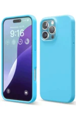 Uray store Apple iPhone 16 Pro Max Kılıf Nano içi Kadife Silikon - Mavi