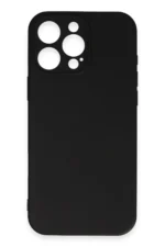 Uray store Apple iPhone 16 Pro Max Kılıf Nano içi Kadife Silikon - Siyah - Görsel 2