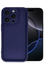 Uray store Apple iPhone 16 Pro Max Kılıf Viera Silikon - Lacivert - Görsel 5