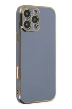 Uray store Apple iPhone 16 Pro Max Kılıf Volet Silikon - Mavi
