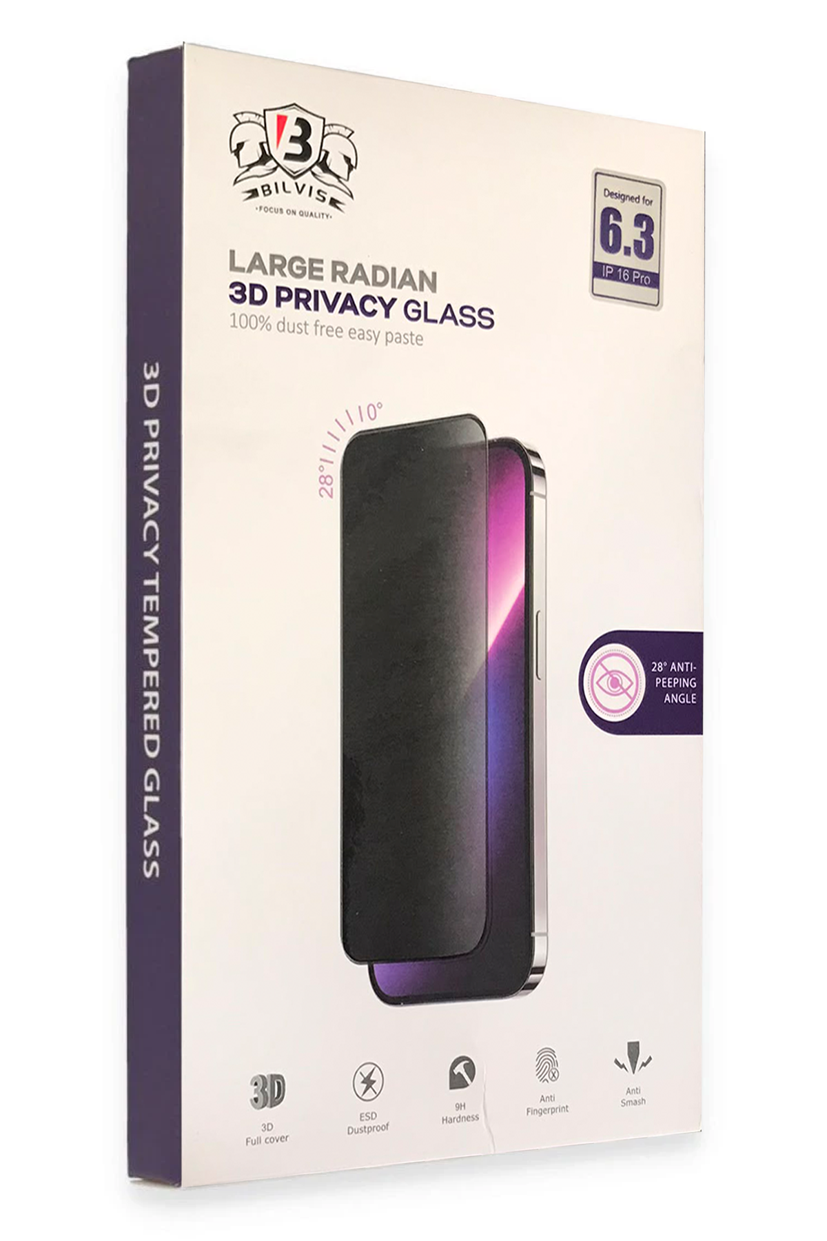 newface-iphone-16e-bilvis-3d-hayalet-cam-ekran-koruyucu-default Uray store Apple iPhone 16E Bilvis 3D Radian Hayalet Cam Ekran Koruyucu - Görsel 1