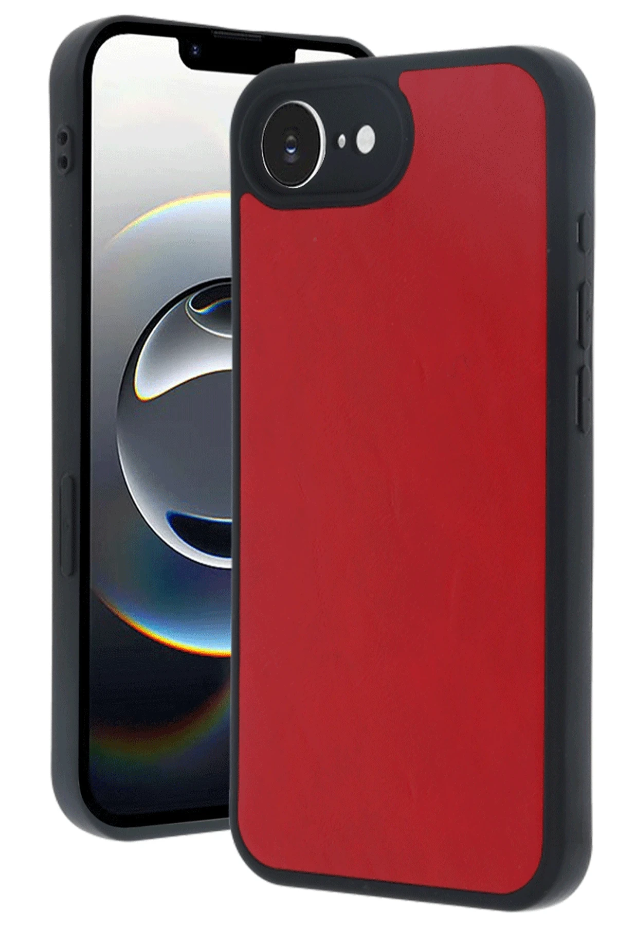 newface-iphone-16e-kilif-aras-deri-kapak-kirmizi-default Uray store Apple iPhone 16E Kılıf Aras Deri Kapak - Kırmızı - Görsel 1