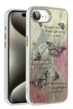 Uray store Apple iPhone 16E Kılıf Blade Aynalı Desenli Kapak - Desen 6
