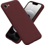 Uray store Apple iPhone 16E Kılıf First Silikon - Bordo
