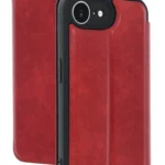 Uray store Apple iPhone 16E Kılıf Flip Cover - Kırmızı