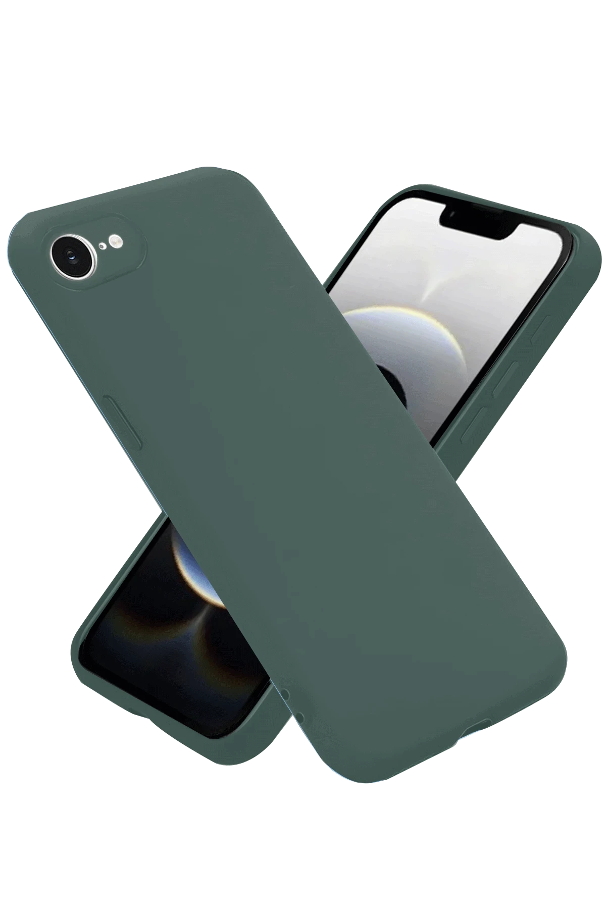 newface-iphone-16e-kilif-nano-ici-kadife-silikon-koyu-yesil-default Uray store Apple iPhone 16E Kılıf Nano içi Kadife Silikon - Koyu Yeşil - Görsel 1