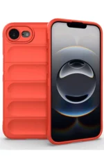 Uray store Apple iPhone 16E Kılıf Optimum Silikon - Kırmızı