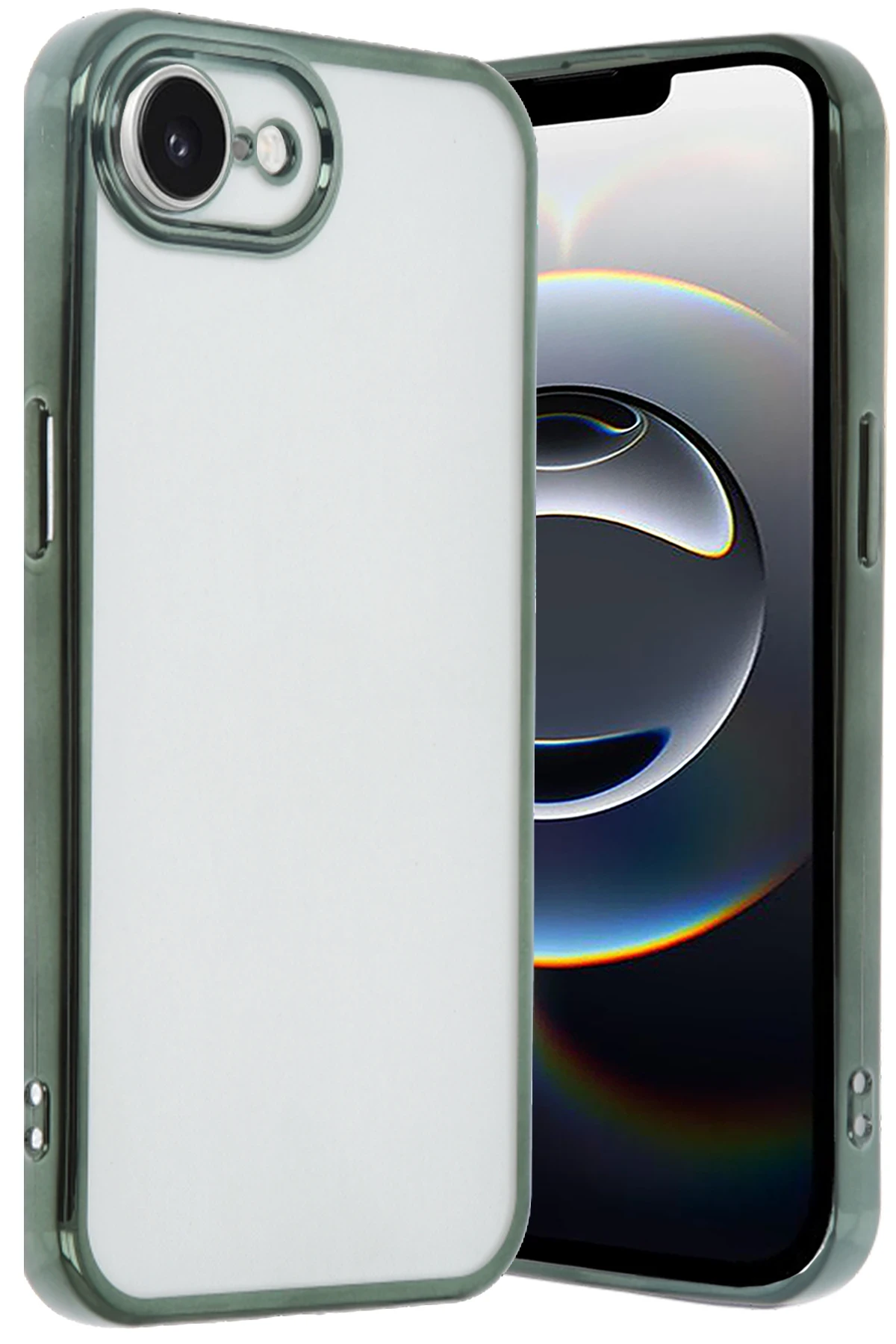 newface-iphone-16e-kilif-razer-lensli-silikon-yesil-default Uray store Apple iPhone 16E Kılıf Razer Lensli Silikon - Yeşil - Görsel 1
