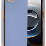 Uray store Apple iPhone 16E Kılıf Volet Silikon - Mavi